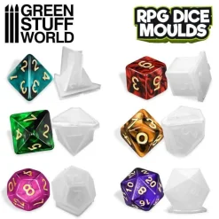 Green Stuff World : RPG Dice Moulds x7* Verktøy