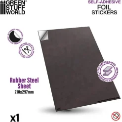 Green Stuff World : Rubber Steel Sheet 210x297mm* Basing & Modellering