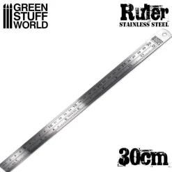 Green Stuff World : Ruler Stainless Steel 30cm* Verktøy