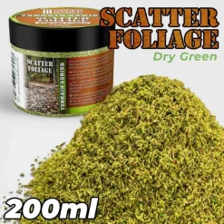 Green Stuff World Basing & Modellering^: Scatter Foliage Dry Green 20ml