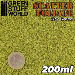 Green Stuff World Basing & Modellering^: Scatter Foliage Dry Green 20ml
