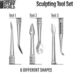 Green Stuff World : Sculpting Tool Set* Verktøy