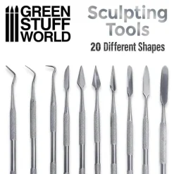 Green Stuff World Verktøy^: Sculpting Tools Stainless Steel