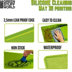 Green Stuff World Verktøy^: Silicone Cleaning Mat 3D Printing