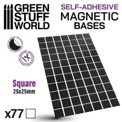 Green Stuff World : Square Magnetic Bases 25x25mm* Basing & Modellering