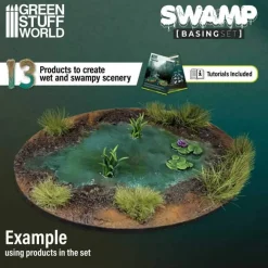 Green Stuff World Basing & Modellering^: Swamp Basing Set