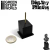 Green Stuff World Basing & Modellering^: Tapered Bust Plinth Black 2,5x2,5cm