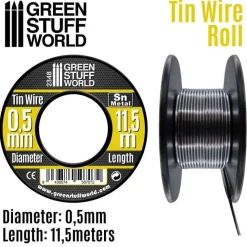 Green Stuff World : Tin Wire Roll 0,5mm* Verktøy