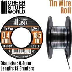 Green Stuff World : Tin Wire Roll 0,4mm* Verktøy