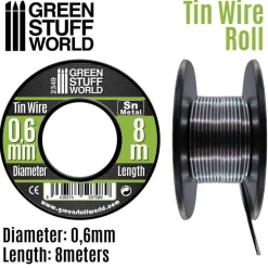 Green Stuff World : Tin Wire Roll 0,6mm* Verktøy