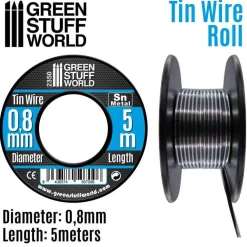Green Stuff World : Tin Wire Roll 0,8mm* Verktøy