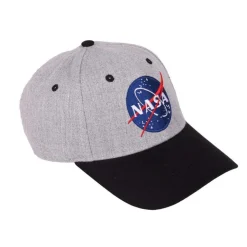 NASA Hodeplagg^Grey Logo Usa Flag Caps