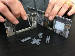Battle Systems Grey Plastic Terrain Clips* Kart & Battlemaps|Terreng & Tilbehør