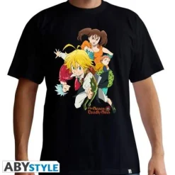 Seven deadly sins Groupe Black T-Shirt (L)* T-Skjorter