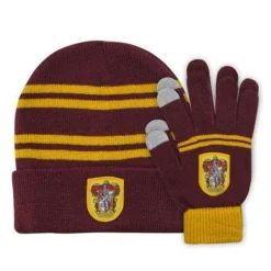 Harry Potter Gryffindor Kids Beanie and Gloves* Hodeplagg