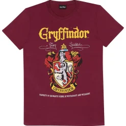 Harry Potter T-Skjorter^Gryffindor Red Crest T-Shirt