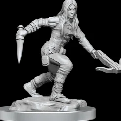 WizKids Half-Elf Female Rogue (Wave 17) Dungeons & Dragons Nolzurs Marvelous Unpainted Miniature Figur* Karakterer