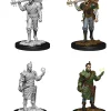 WizKids Karakterer^Half-Elf Male Bard (Wave 12) Dungeons & Dragons Nolzurs Marvelous Unpainted Miniature Figur