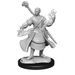 WizKids Karakterer^Half-Elf Male Wizard (Wave 14) Dungeons & Dragons Nolzurs Marvelous Unpainted Miniature Figur
