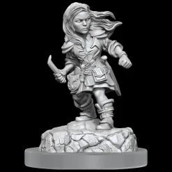 WizKids Halfling Female Rogue (Wave 20) Dungeons & Dragons Nolzurs Marvelous Unpainted Miniature* Karakterer