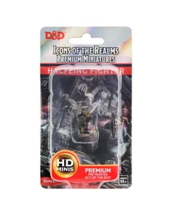 WizKids Halfling Male Fighter (Wave 6) Icons of the Realms Premium Painted Miniatures Figur* Karakterer