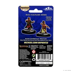 WizKids Karakterer^Halfling Male Monk (Wave 15) Pathfinder Deep Cuts Unpainted Miniature Figur