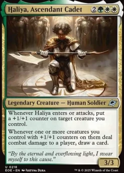 Singles (Løskort)|Singles (Løskort)^Haliya, Ascendant Cadet (Enkeltkort)