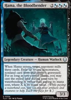 Hama, the Bloodbender (Enkeltkort)* Singles (Løskort)|Singles (Løskort)