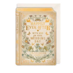 Happily Ever After With Love on your Wedding Day, kort 120 x 170mm* Kort, Bursdag & Anledning