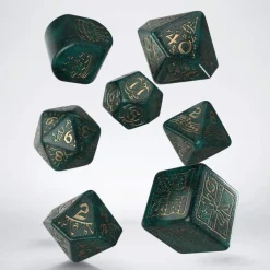 Q-Workshop Sett^Happy Birthday Baloons Poly Green /Gold (7)