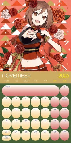Hatsune Miku 2026 Square Calendar* Kalendere
