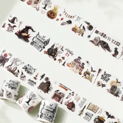 Tilbehør^Haunted House Washi Tape Sticker Set