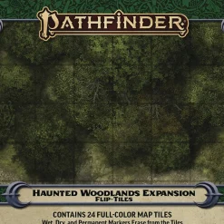 Paizo Publishing Haunted Woodlands Expansion Set Flip-Tiles* Kart & Battlemaps|Tilbehør