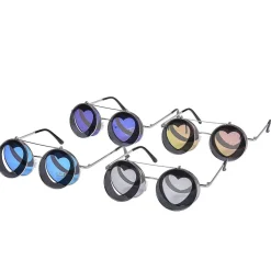 Pride Heart Shaped Flip up Sunglasses (One Pair)* Hodeplagg