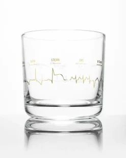 Science Homeware Glass^Heartbeat Whiskey Glass
