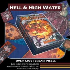 1985 Games Hell & High Water , Dungeon Craft* Kart & Battlemaps