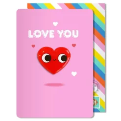 Kort, Bursdag & Anledning^Hello Jello - Heart magnetkort