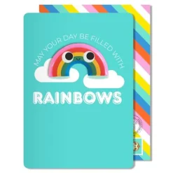 Kort, Bursdag & Anledning^Hello Jello - Rainbows magnetkort