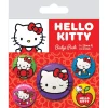 Buttons^Hello Kitty Colourful Poses Badge Pack