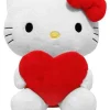 Bamser Og Kosedyr^Hello Kitty Heart Plush Figure 14 cm
