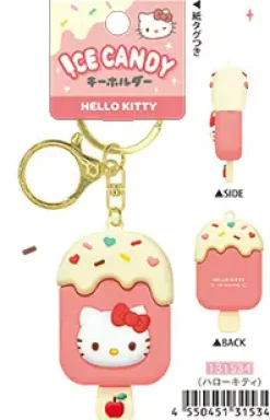 Hello Kitty Ice Candy Keychain* Nøkkelringer