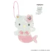 Hello Kitty Pink Mermaid Shell Mirror Keychain* Nøkkelringer