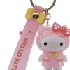 Hello Kitty Raincoat Series Keychain with Hand Strap* Nøkkelringer