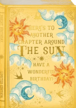 Kort, Bursdag & Anledning^Here’s to Another Chapter Around the Sun, Have a Wonderful Birthday! kort 120 x 170mm