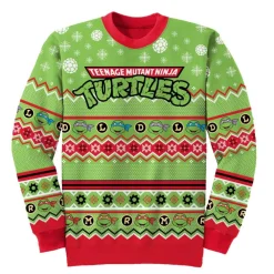 Teenage mutant ninja turtles Heroes Inc. LDRM Repeat Christmas Jumper* Julepynt