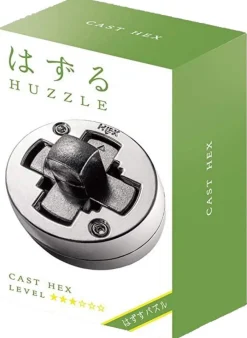 Hanayama Cast Puzzles Hjernetrim^Hex Cast Puzzle (Level 3)