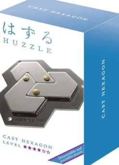 Hanayama Cast Puzzles Hjernetrim^Hexagon Cast Puzzle (Level 4)