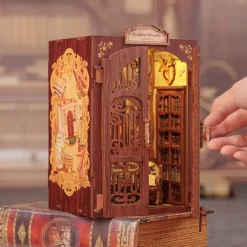 CuteBee Book Nook Kits Puslespill^Hidden Bookstore