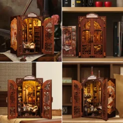 CuteBee Book Nook Kits Puslespill^Hidden Bookstore