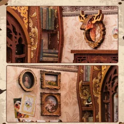 CuteBee Book Nook Kits Puslespill^Hidden Bookstore